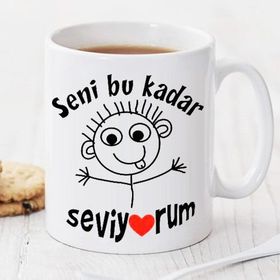 Wildlebend Pi01 Seni Bu Kadar Seviyorum Kişiye Özel Kupa