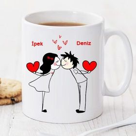 Wildlebend Pi02 Seni Düşünüyorum Kişiye Özel Kupa