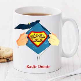 Wildlebend Pi104 Süper Baba Kişiye Özel Kupa