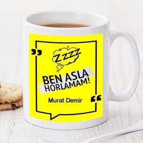 Wildlebend Pi114 Ben Asla Horlamam Kişiye Özel Kupa