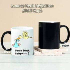 Wildlebend Pi127 Bebek Geliyor Kişiye Özel Kupa