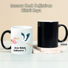 Wildlebend Pi129 Bebek Geliyor Kişiye Özel Kupa