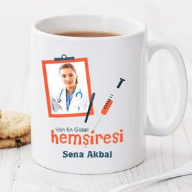 Wildlebend Pi13 Yılın En İyi Hemşiresi Kişiye Özel Kupa