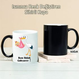 Wildlebend Pi130 Bebek Geliyor Kişiye Özel Kupa