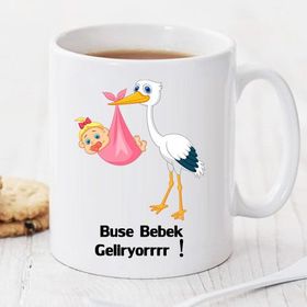 Wildlebend Pi130 Bebek Geliyor Kişiye Özel Kupa