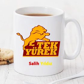 Wildlebend Pi139 Tek Yürek Kişiye Özel Kupa