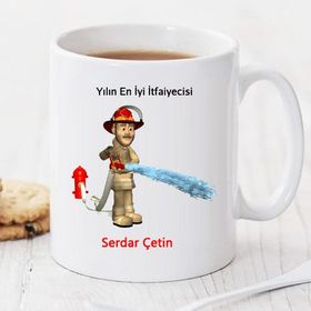 Wildlebend Pi151 Yılın En İyi İtfaiyecisi Kişiye Özel Kupa