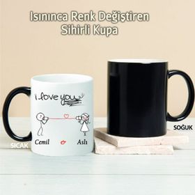 Wildlebend Pi158 I Love You Kişiye Özel Kupa