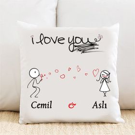 Wildlebend Pİ160 I Love You Yastık Kılıfı