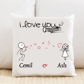 Wildlebend Pİ160 I Love You Yastık Kılıfı