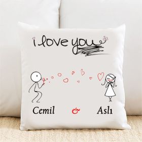 Wildlebend Pİ160 I Love You Yastık Kılıfı