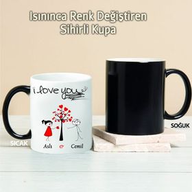 Wildlebend Pi168 I Love You Kişiye Özel Kupa