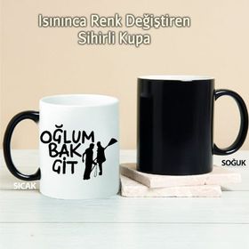 Wildlebend Pi225 Oğlum Bak Git Kişiye Özel Kupa