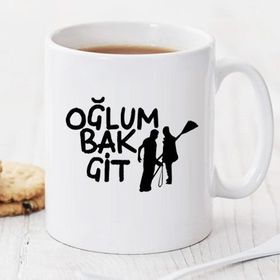 Wildlebend Pi225 Oğlum Bak Git Kişiye Özel Kupa