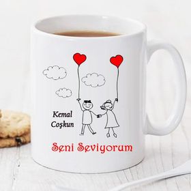 Wildlebend Pi33 Seni Seviyorum Kişiye Özel Kupa