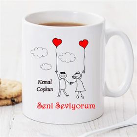 Wildlebend Pi33 Seni Seviyorum Kişiye Özel Kupa