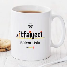 Wildlebend Pi41 İtfaiyeci Kişiye Özel Kupa