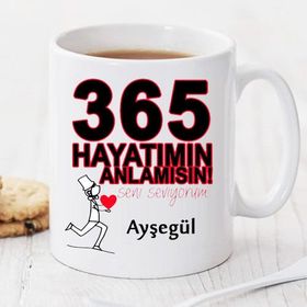 Wildlebend Pi58 Hayatımın Anlamısın Kişiye Özel Kupa