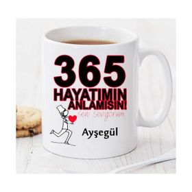 Wildlebend Pi58 Hayatımın Anlamısın Kişiye Özel Kupa