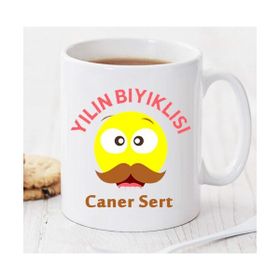 Wildlebend Pi71 Yılın Bıyıklısı Kişiye Özel Kupa