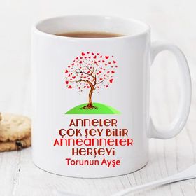 Wildlebend Pi74 Anneler Çok Şey Bilir Kişiye Özel Kupa
