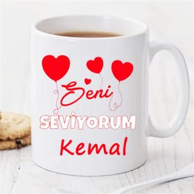 Wildlebend Pi76 Seni Seviyorum Kişiye Özel Kupa
