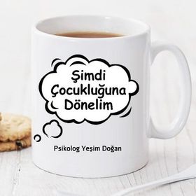 Wildlebend Pi98 Şimdi Çocukluğuna Dönelim Kişiye Özel Kupa