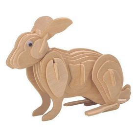 Wildlebend Tavşan 3D Ahşap Puzzle