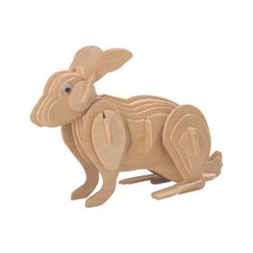 Wildlebend Tavşan 3D Ahşap Puzzle