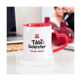 Wildlebend Tıbbi Sekreter Kalpli Kupa Bardak