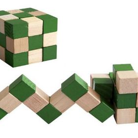 Wildlebend Yılan Küp Ahşap Puzzle