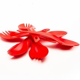 Wildo 63153 Kırmızı Spork Çatal-Kaşık