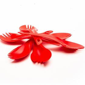 Wildo 63153 Kırmızı Spork Çatal-Kaşık