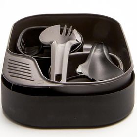 Wildo 6611 Siyah Camp-A-Box Duo Light Yemek Seti
