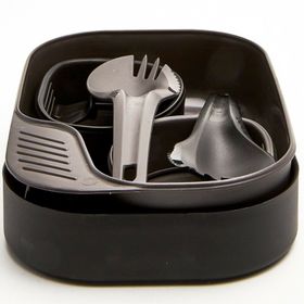 Wildo 6611 Siyah Camp-A-Box Duo Light Yemek Seti