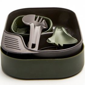 Wildo 6621 Olive Camp-A-Box Duo Light Yemek Seti