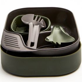 Wildo 6621 Olive Camp-A-Box Duo Light Yemek Seti