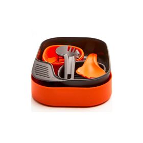 Wildo 6657 Orange Camp-A-Box Duo Light Turuncu Yemek Seti