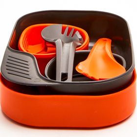 Wildo 6657 Orange Camp-A-Box Duo Light Turuncu Yemek Seti