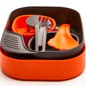 Wildo 6657 Orange Camp-A-Box Duo Light Turuncu Yemek Seti