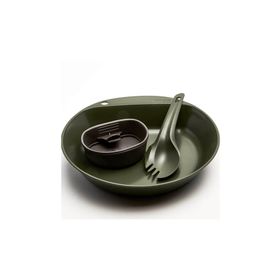 Wildo 67421 Olive Yeşil Gri Pathfinder Kit Yemek Seti