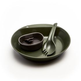 Wildo 67421 Olive Yeşil Gri Pathfinder Kit Yemek Seti