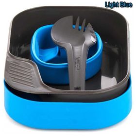 Wildo W202633 Açık Mavi Camp-A-Box Light Yemek Seti