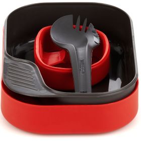 Wildo W20268 Kırmızı Camp-A-Box Light Yemek Seti
