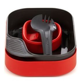 Wildo W20268 Kırmızı Camp-A-Box Light Yemek Seti