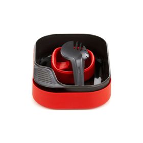 Wildo W20268 Kırmızı Camp-A-Box Light Yemek Seti