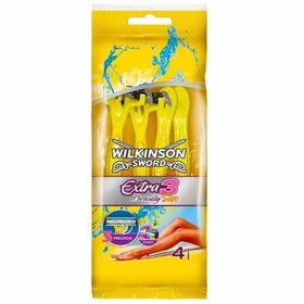 Wilkinson Sword Extra 3 Beauty Sun 4'lü Oynar Başlıklı Kullan At Tıraş Bıçağı