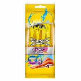Wilkinson Sword Extra 3 Beauty Sun 4'lü Oynar Başlıklı Kullan At Tıraş Bıçağı