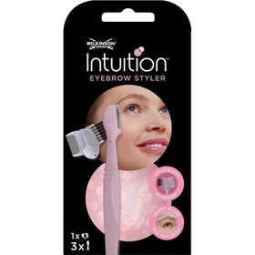 Wilkinson Sword Intuition 3 Kaş Usturası ve 1 Fırça ve Tarak Aparatı Kaş Şekillendirme Seti