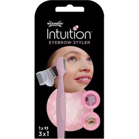 Wilkinson Sword Intuition 3 Kaş Usturası ve 1 Fırça ve Tarak Aparatı Kaş Şekillendirme Seti